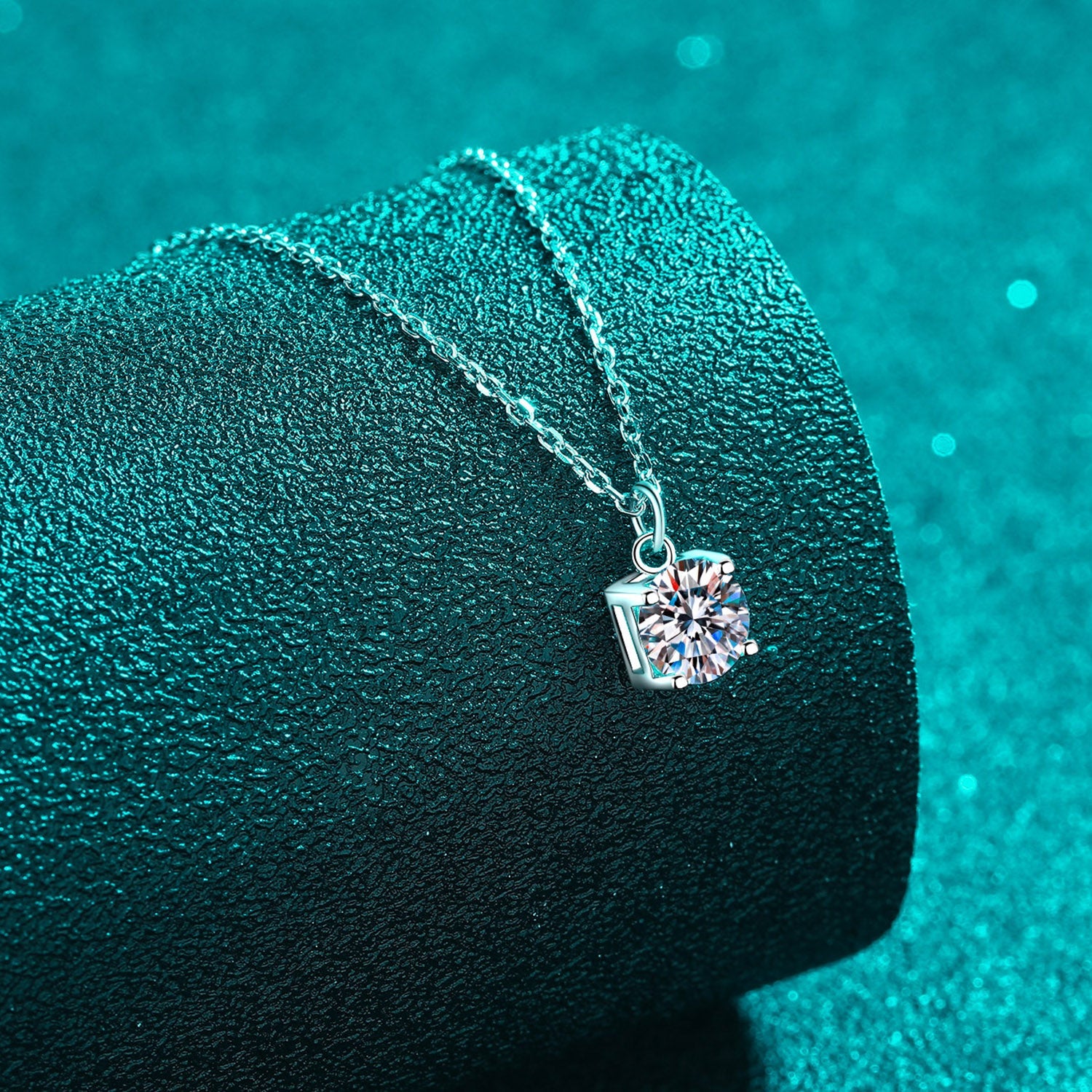 Shine Bright Like a Diamond Moissanite Necklaces